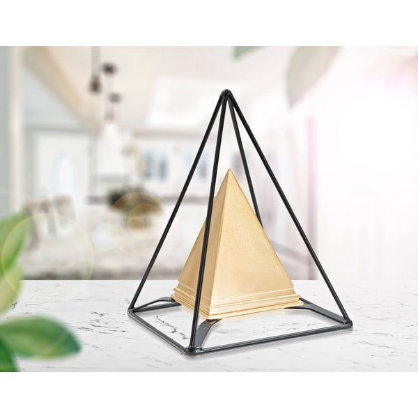 Kovová soška v zlatom dekore Mauro Ferretti Piramid-image-3
