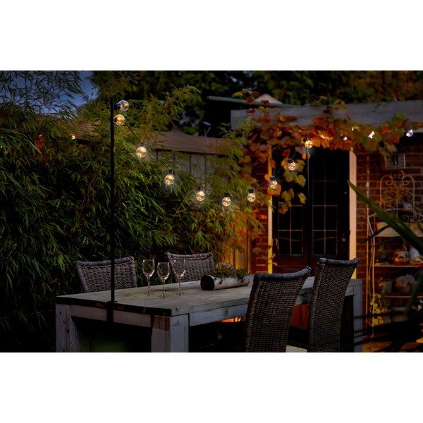 Solárna svetelná reťaz počet žiaroviek 10 ks dĺžka 220 cm – Esschert Design-image-1