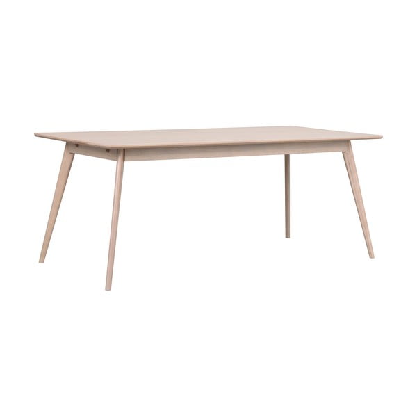 Rozkladací jedálenský stôl s doskou v dubovom dekore 190x90 cm Yumi - Rowico-image-3