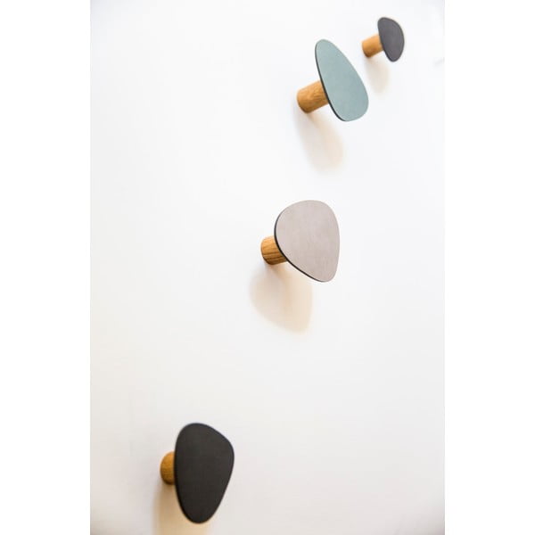 Sivozelený nástenný oceľový háčik Dot L Nupo – LIND DNA-image-1