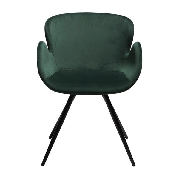 Zelené čalúnené jedálenské kreslo s podrúčkami Gaia – DAN-FORM Denmark-image-4