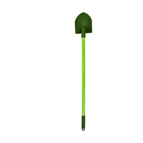 Zelená detská lopata Esschert Design, výška 70 cm
