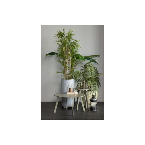 Zelený železný zahradný konferenčný stolík WOOOD Fer, ø 40 cm-image-4