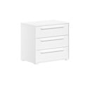 Biela detská komoda 68x62x43 cm Sam – Vipack