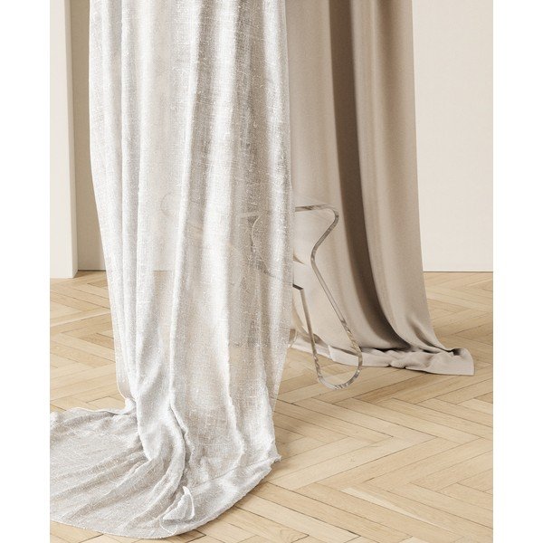 Biele záclony v súprave 2 ks 132x213 cm Sheera – Umbra-image-4