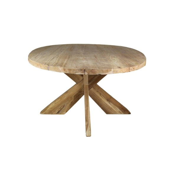 Jedálenský stôl z teakového dreva HSM Collection Ovale, 180 x 100 cm

