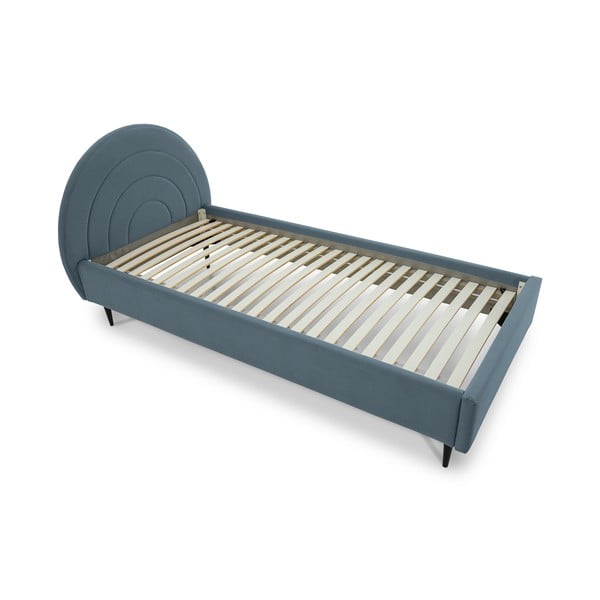 Modrá detská posteľ 90x200 cm Rainbow – Scandic-image-2