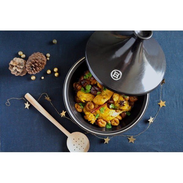 Čierny tajine Emile Henry Flame, ⌀ 32 cm-image-1