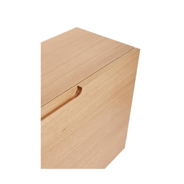 Výklopná závesná skrinka na topánky z dubového dreva Collect - Hübsch-image-3