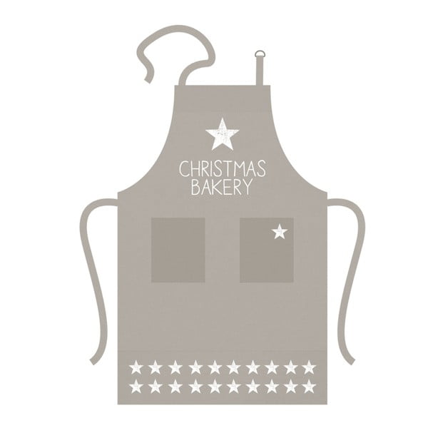 Bavlnená kuchynská zástera s vianočným motívom PPD Baking Star
