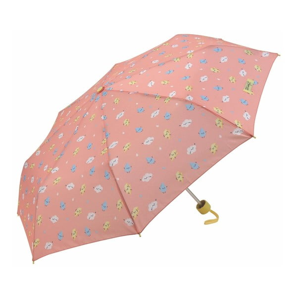 Ružový skladací dáždnik Cielito