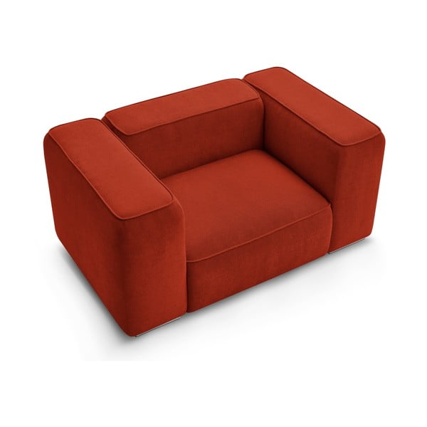 Kreslo v tehlovej farbe Zephyr – Bobochic Paris-image-4