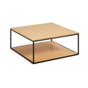 Konferenčný stolík s doskou v dubovom dekore 80x80 cm Yona - Kave Home