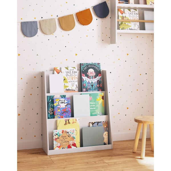 Biela detská knižnica 59,5x69,5x23 cm Adiventina – Kave Home-image-1