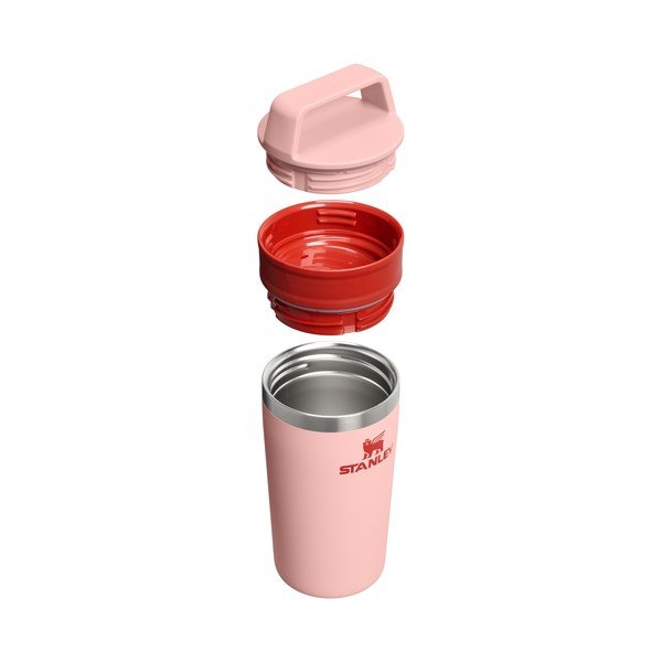 Broskyňový termo hrnček z nehrdzavejúcej ocele 350 ml Café-To-Go Travel Mug Peach Rose – Stanley-image-1