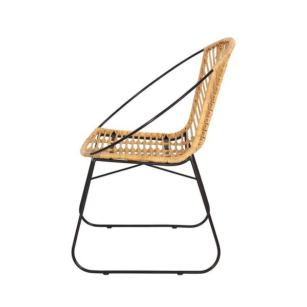 Ratanová záhradná stolička Bonami Essentials Carla-image-2