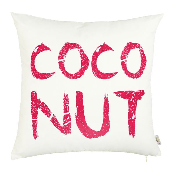 Ružovo-biely na vankúš Mike & Co. NEW YORK Coconut, 43 × 43 cm