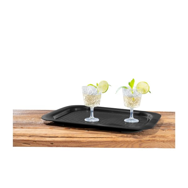 Čierny servírovací podnos Wenko Black Outdoor Kitchen-image-3
