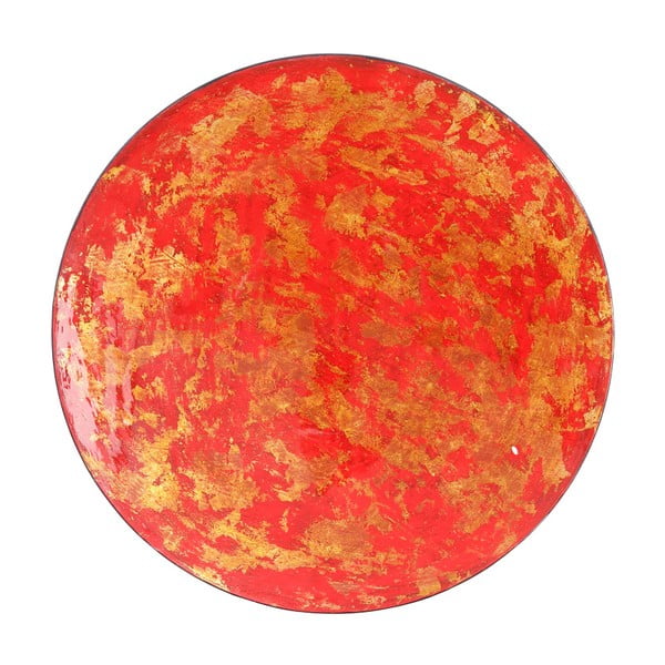 Červená dekoratívna tácka Ixia Composite