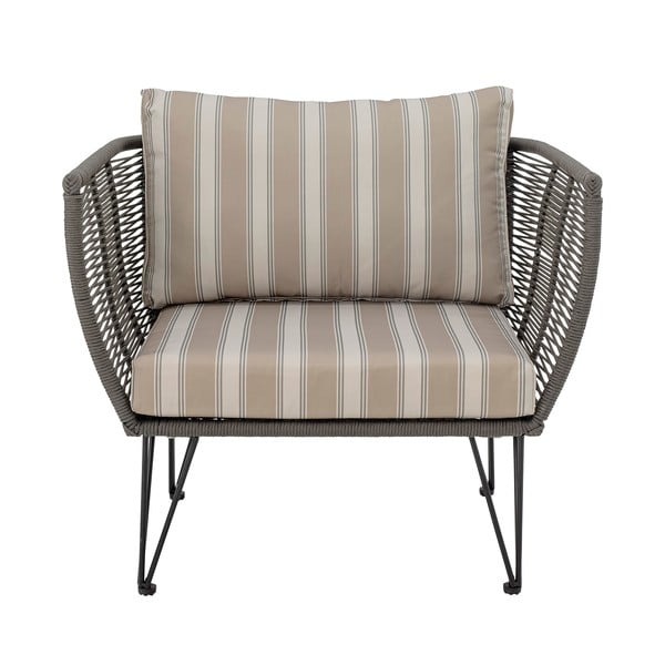 Béžové polstrované záhradné kreslo Mundo – Bloomingville-image-2