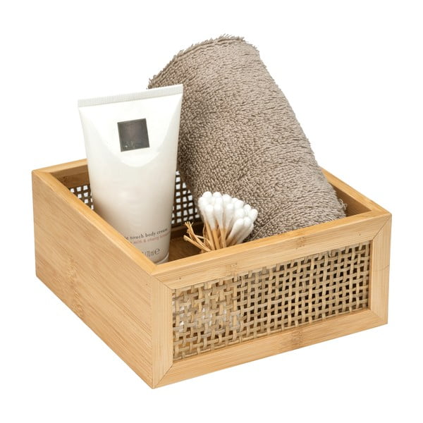 Bambusový kúpeľňový organizér Wenko Allegre, 15 x 7 cm-image-4