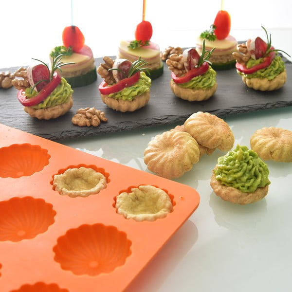 Silikónová forma na pečenie mini bábovky 22x32 cm – Orion-image-1