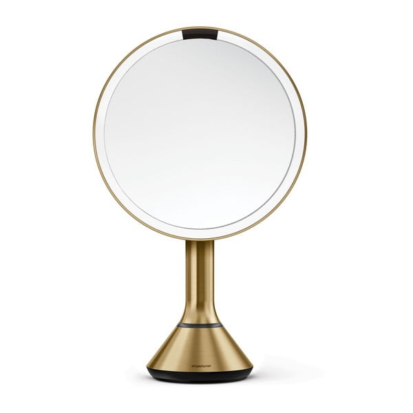 Kozmetické zrkadlo s osvetlením/zväčšovacie (5x) ø 20 cm Sensor – simplehuman