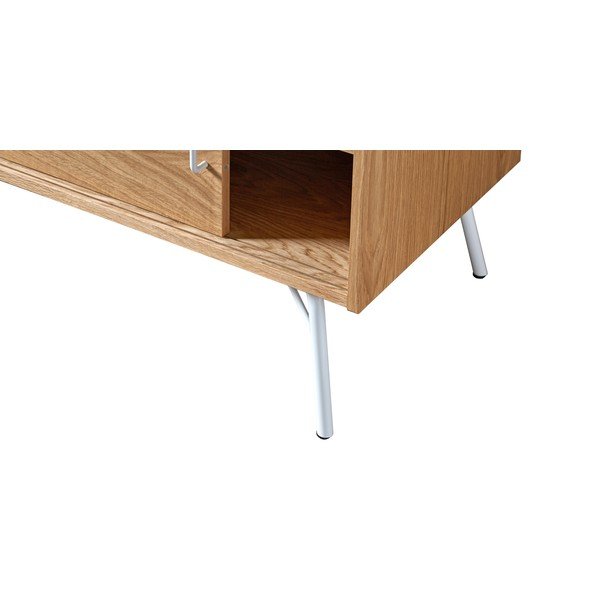 TV stolík s bielymi nohami Woodman Ashburn-image-4