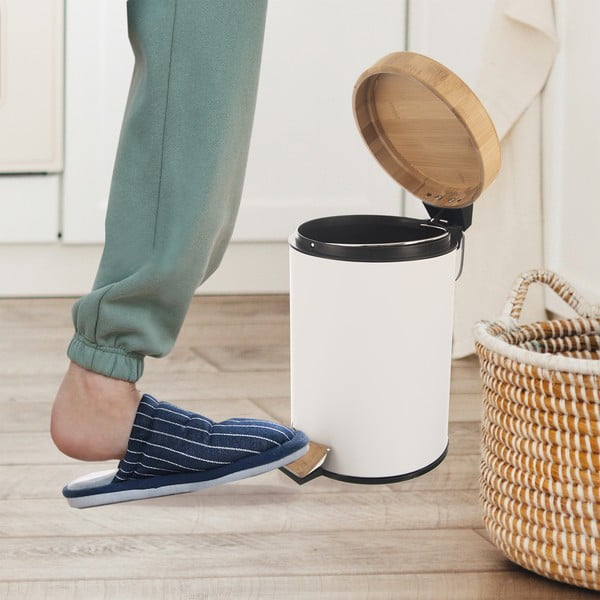 Pedálový kovový odpadkový kôš 3 l – Orion-image-1