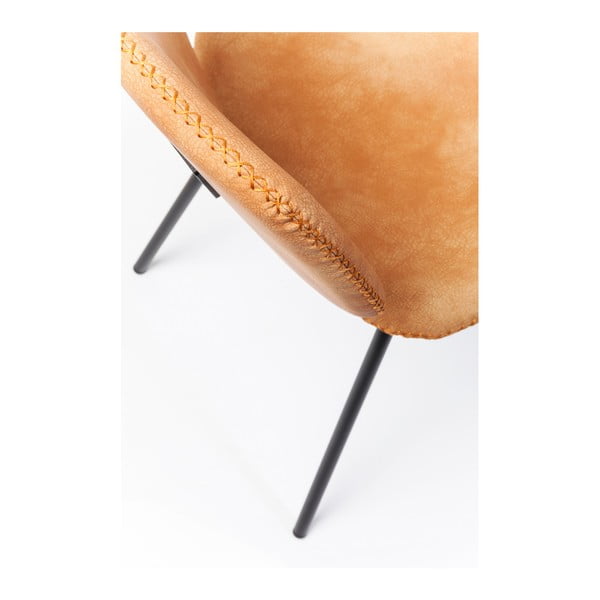 Sada 4 oranžových jedálenských stoličiek Kare Design Barber-image-3