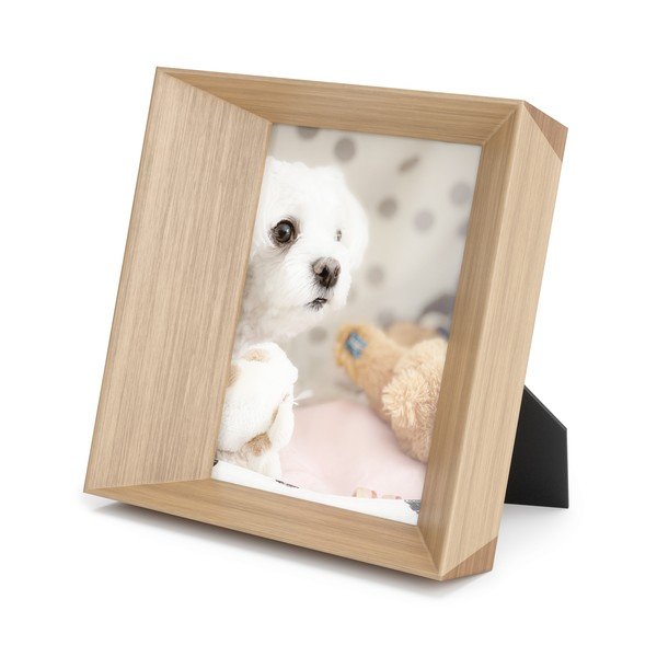 Drevený stojací rámček v prírodnej farbe 20x20 cm Lookout – Umbra