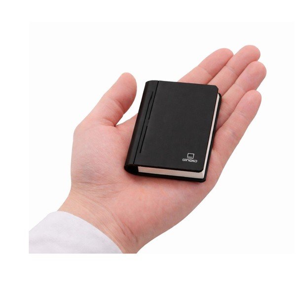 Čierna prenosná svetelná dekorácia na USB BookLight – Gingko