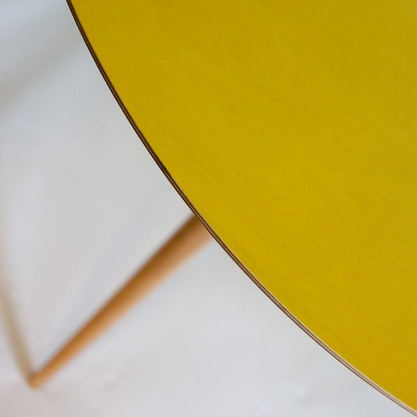 Žltý jedálenský stôl Ragaba Triad-image-1