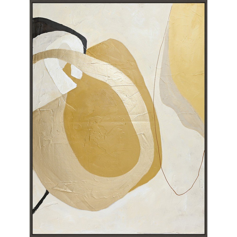 E-shop Ručne maľovaný obraz s rámom/na plátne 91x121 cm Stardust – Malerifabrikken