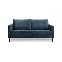 Tmavomodrá zamatová pohovka 153 cm Adagio - Scandic