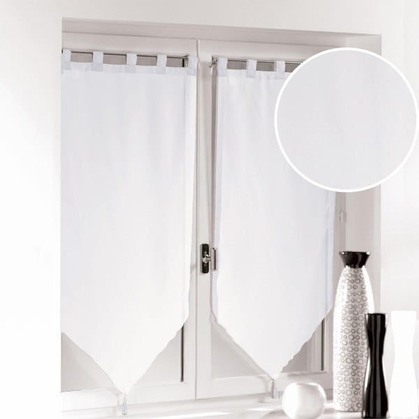 Biele voálové záclony v súprave 2 ks 60x160 cm Voiline – douceur d'intérieur-image-2