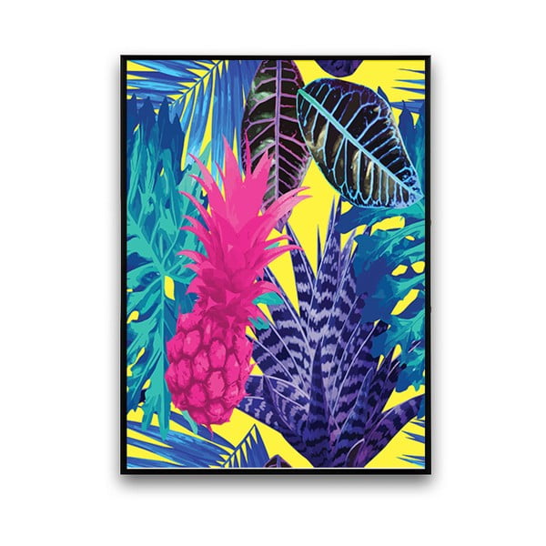 Plagát s ananásom, 30 x 40 cm