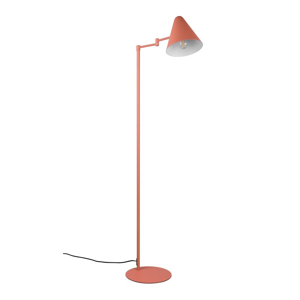 E-shop Oranžová stojacia lampa s ohýbateľnou konštrukciou (výška 126,5 cm) Cosima – Trio