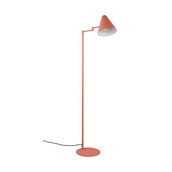 Oranžová stojacia lampa s ohýbateľnou konštrukciou (výška  126,5 cm) Cosima – Trio
