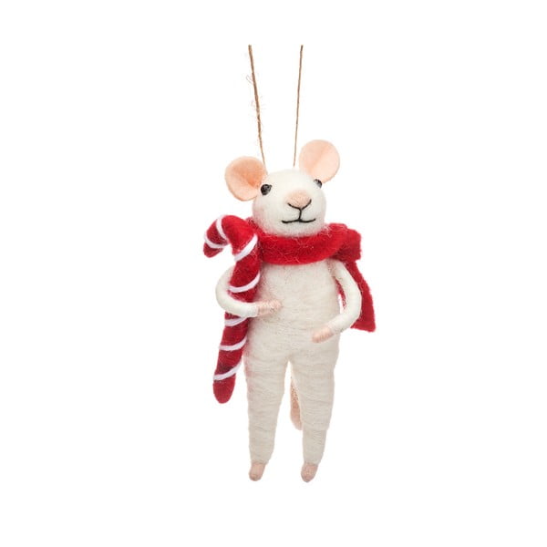 Textilná vianočná ozdoba Mouse – Sass & Belle