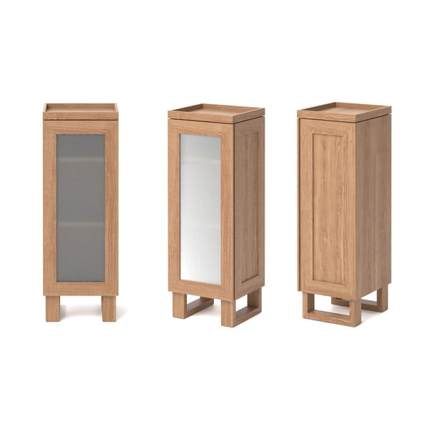 Kúpeľňová skrinka z dubového dreva Wireworks Mezza-image-3