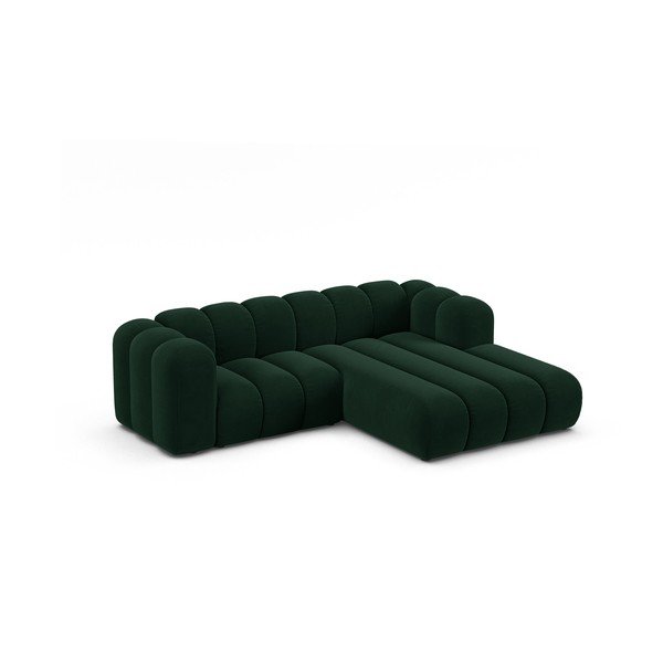 Tmavozelená rohová pohovka (pravý roh) Lupine – Micadoni Home-image-1