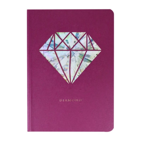 Zápisník A6 Portico Designs Diamant, 124 strán