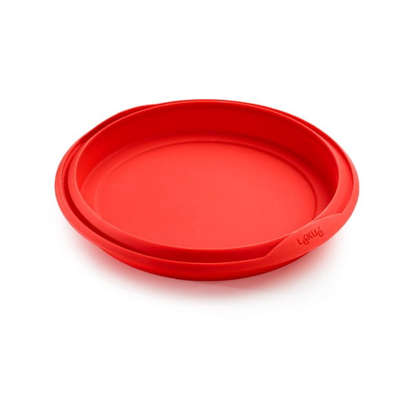 Červená silikónová forma na pečenie Lékué, ⌀ 29 cm