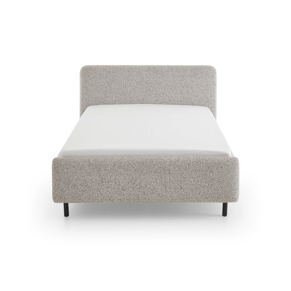 Béžová čalúnená dvojlôžková posteľ bez roštu 140x200 cm Primo – Meise Möbel-image-3