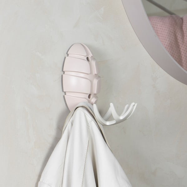 Béžový nástenný plastový háčik Bug – Spinder Design-image-1