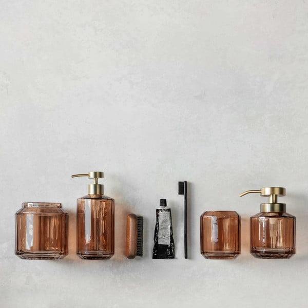 Hnedý sklenený téglik na zubné kefky Vision – Mette Ditmer Denmark-image-4