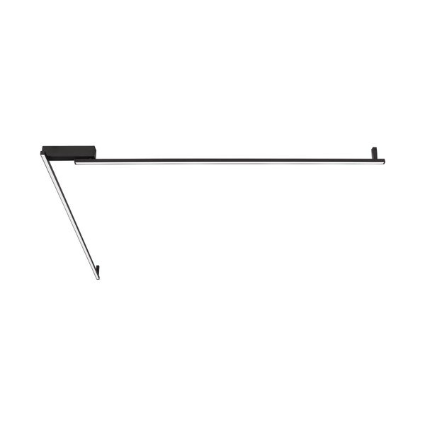 Matne čierne hliníkové LED stropné svietidlo so stmievačom 4x309 cm Briana – Nova Luce