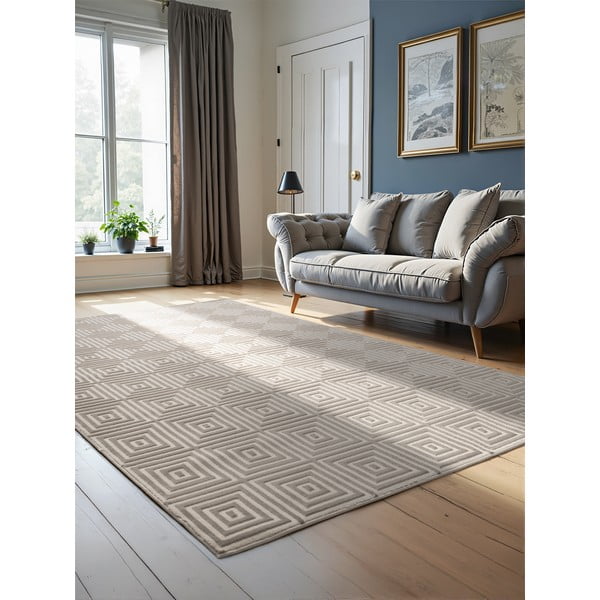 Béžovo-krémový koberec 120x170 cm Perles Tourmaline – Elle Decoration-image-1