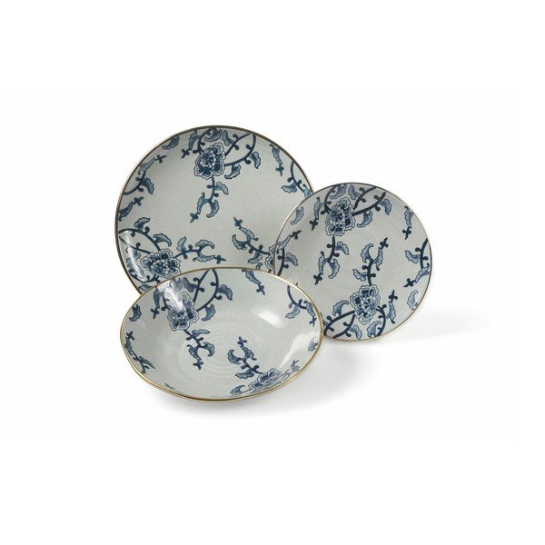18-dielna súprava porcelánových tanierov VDE Tivoli 1996 Hamasei-image-1